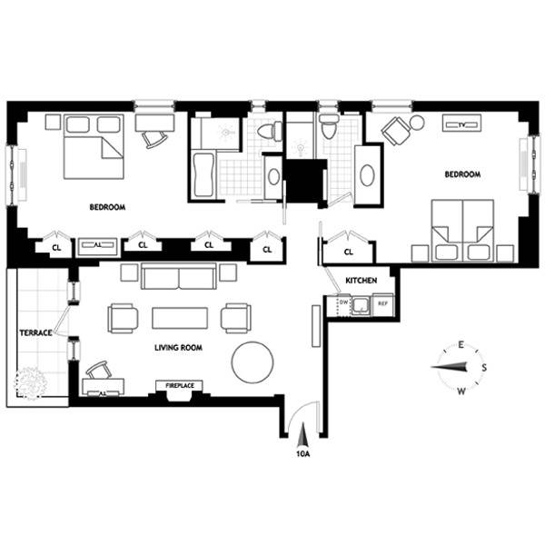 Two Bedroom Suite New York Hotels With 2 Suites Two Bedroom Suite New York